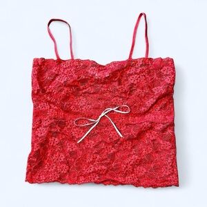 Eberjey Red Lace Camisole
